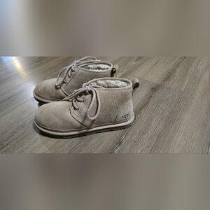 UGG Kids Tan Suede Boots